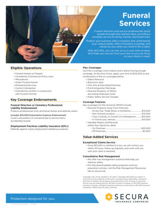 Funeral Services Sell Sheet